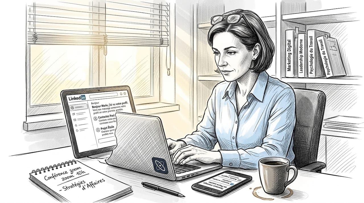 Messagerie directe LinkedIn : convertir 100+ leads/semaine