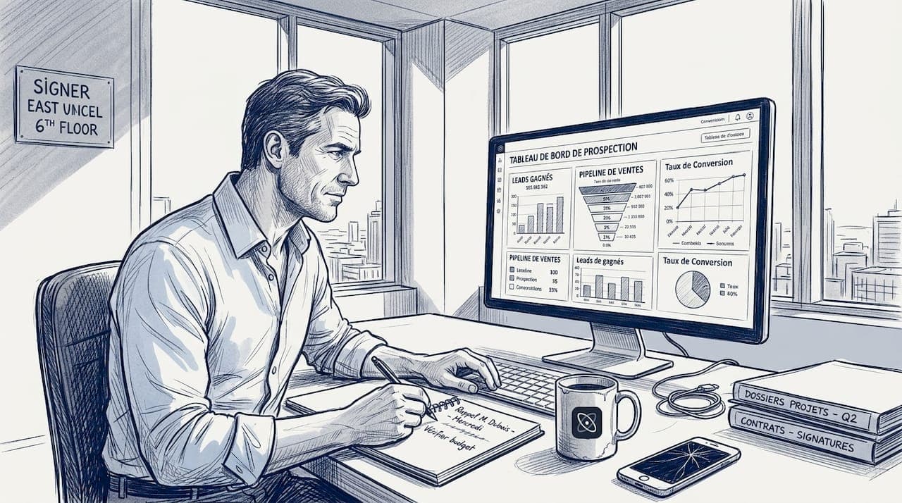 Tableaux de bord en prospection : guide pour vos leads